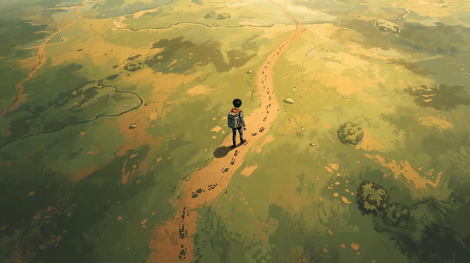 Cesta malých kroků - generováno AI